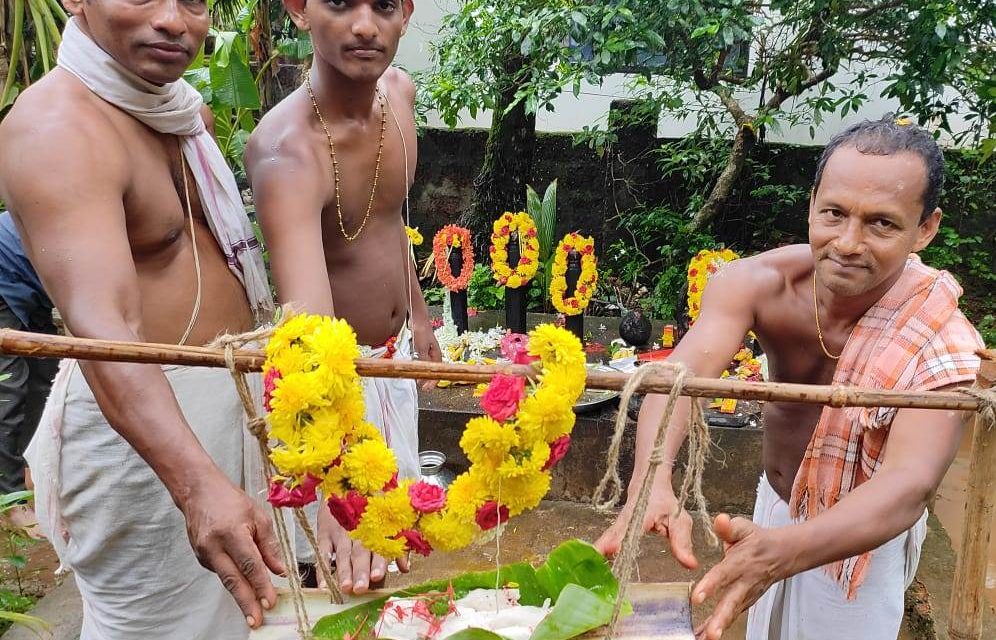 ಮಗುವಾಗಿ ಜನ್ಮ ತಳೆದ ಶ್ರೀ ಶಾಂತಾದುರ್ಗೆಗೆ ತೊಟ್ಟಿಲು ತೂಗಿದ ಗುನಗರು