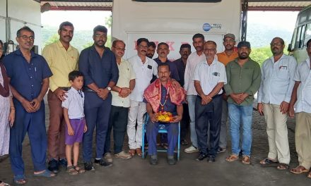 ಉತ್ತಮ ಸಿಬ್ಬಂದಿ ಪ್ರಶಸ್ತಿ ಪಡೆದ ಎಸ್. ಆರ್.ಬಂಟ ಬೇಳಾಬಂದರ ನಾಗರಿಕರಿಂದ ಸನ್ಮಾನ