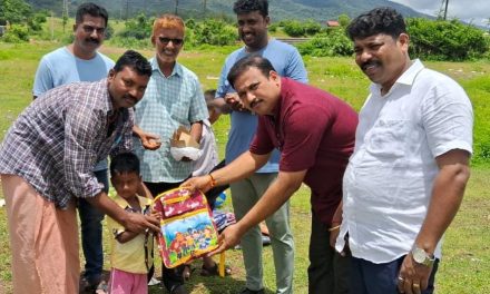 ಸಿಪಿಐ ಜಯರಾಜ್ ಹುಟ್ಟು ಹಬ್ಬದ ನಿಮಿತ್ತ ಅಲೆಮಾರಿ ಜನಾಂಗ ವಿದ್ಯಾರ್ಥಿಗಳಿಗೆ ಕೊಡುಗೆ
