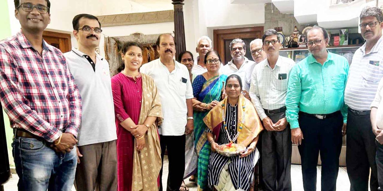 ಕರ್ನಾಟಕ ಸಂಘದ ವತಿಯಿಂದ ಡಿವೈಎಸ್‌ಪಿ ಅಂಜುಮಾಲಾ ನಾಯಕರಿಗೆ ಸನ್ಮಾನ