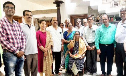 ಕರ್ನಾಟಕ ಸಂಘದ ವತಿಯಿಂದ ಡಿವೈಎಸ್ಪಿ ಅಂಜುಮಾಲಾ ನಾಯಕರಿಗೆ ಸನ್ಮಾನ
