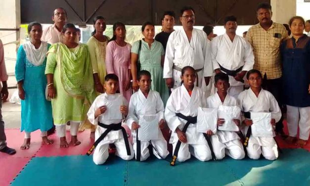 ಅಂಕೋಲಾದ ಐವರು ವಿದ್ಯಾರ್ಥಿಗಳು ಬ್ಲಾಕ್ ಬೆಲ್ಟ್ ಪಡೆದು ಸಾಧನೆ