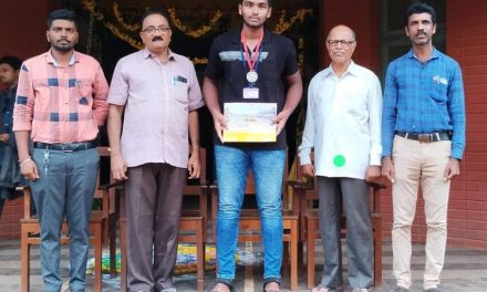ಜೈಹಿಂದ ಆಂಗ್ಲ ಮಾಧ್ಯಮ ಶಾಲೆಯ ವಿದ್ಯಾರ್ಥಿ ವಿಶ್ವಜ ನಾಯಕ ರಾಜ್ಯ ಮಟ್ಟಕ್ಕೆ