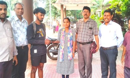 ಹಣ ಮರಳಿಸಿ ಪ್ರಾಮಾಣಿಕತೆ ಮೆರೆದ ಸರಕಾರಿ ಆಸ್ಪತ್ರೆಯ ಸಿಬ್ಬಂದಿ ನಿಖಿತಾ ಪೆಡ್ನೇಕರ